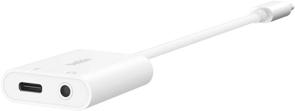 USB-C audio adapter - 3,5 mm / USB-C Belkin RockStar, fekete NPA004btBK