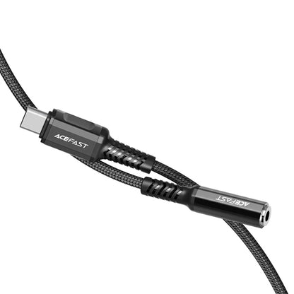 USB-C - 3.5mm Acefast C1-07 Audio Adapter, Fekete