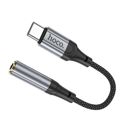 Audio adapter USB-C - 3.5mm HOCO LS36, Szürke