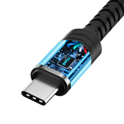 USB-C - 3.5mm BWOO BZ47 Audio Adapter, Fekete