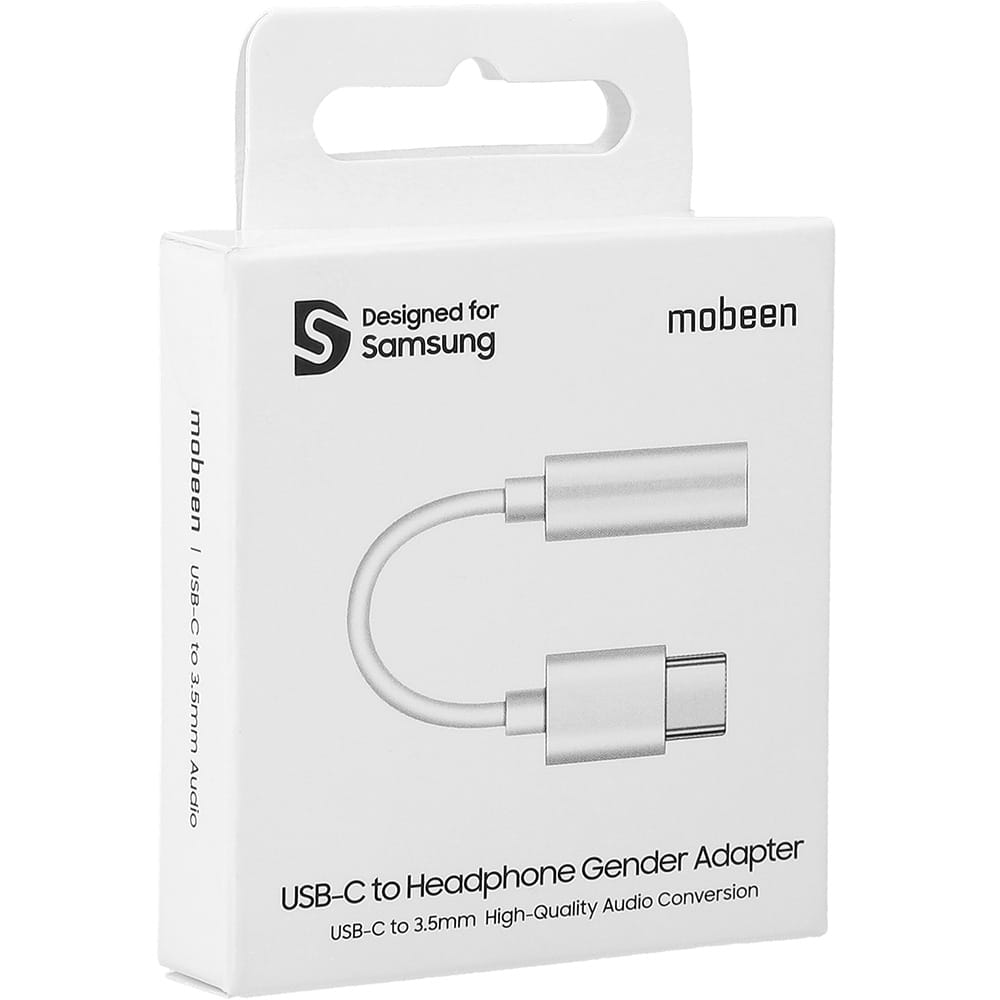 Audio Adapter USB-C - 3.5mm Mobeen by Samsung, Fehér GP-TGU023AEAWW
