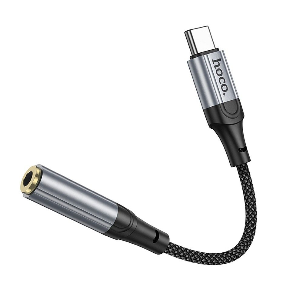 Audio adapter USB-C - 3.5mm HOCO LS36, Szürke