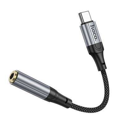 Audio adapter USB-C - 3.5mm HOCO LS36, Szürke
