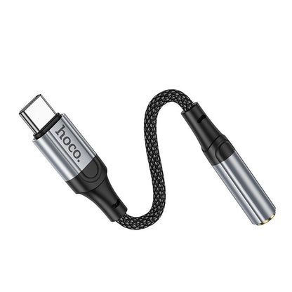 Audio adapter USB-C - 3.5mm HOCO LS36, Szürke