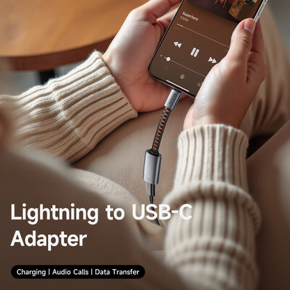 USB-C - Lightning McDodo CA-4870 Audio Adapter, Szürke