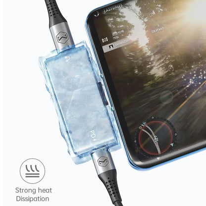 USB-C - USB-C / USB-C McDodo CA-7670 Audio Adapter, Fekete