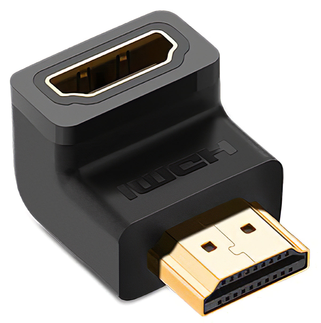 UGREEN HD112 Up Angle Video Adapter, HDMI - HDMI, 4K, Fekete