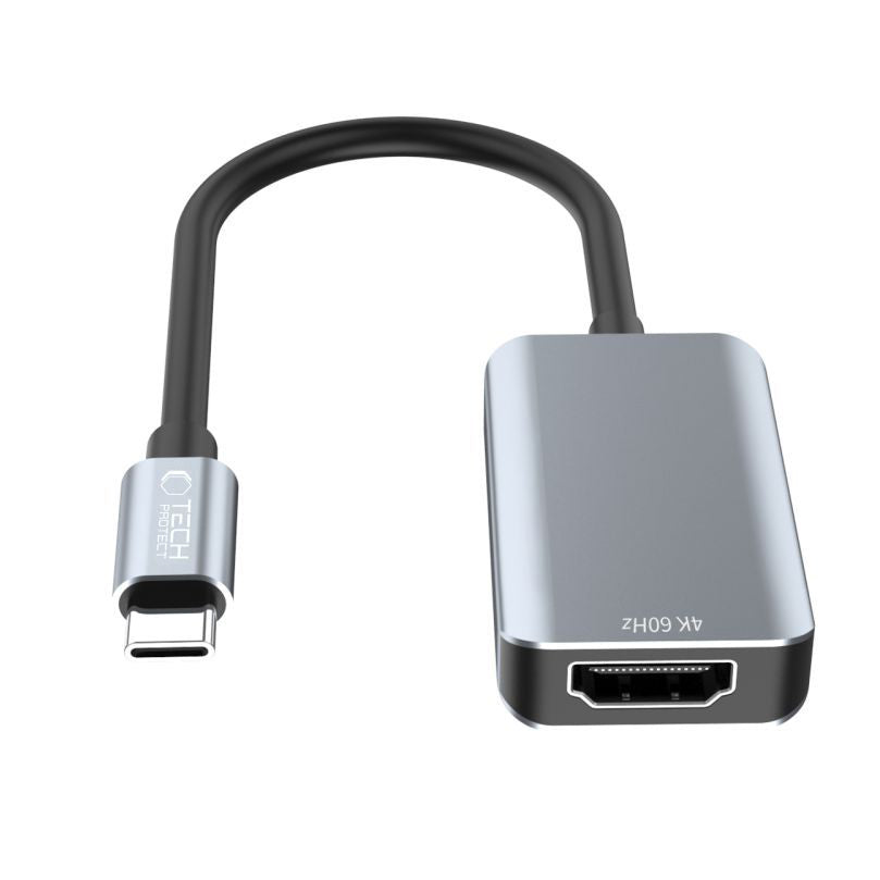 USB-C - HDMI Tech-Protect Ultraboost Audio és Videó Adapter, Fekete