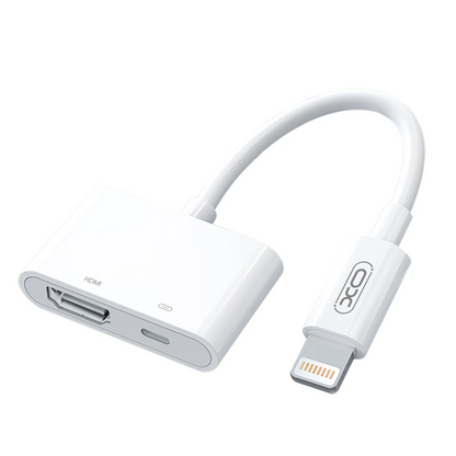 Audio és Videó Átalakító Lightning - HDMI / Lightning XO Design HUB005, Fehér