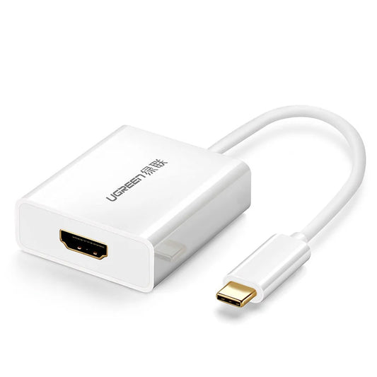 UGREEN USB-C - HDMI Audio és Videó Adapter, Fehér