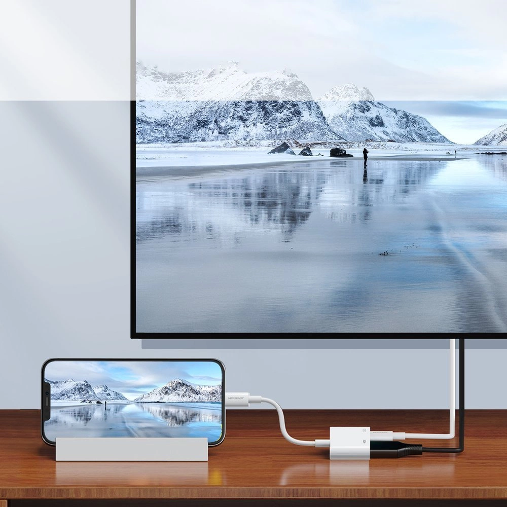 Audio és Videó Átalakító Lightning - HDMI / Lightning Joyroom S-H141, Fehér