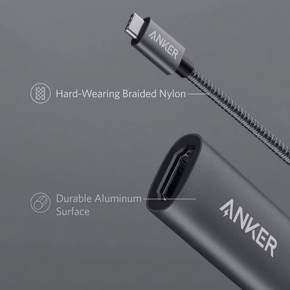 Audio és Videó USB-C - HDMI Anker PowerExpand+ Adapter, Szürke A83120A1