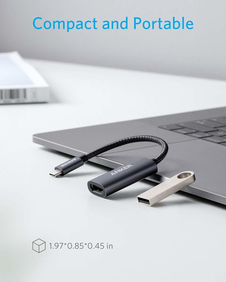 Audio és Videó Adapter USB-C - HDMI Anker 310, Szürke A83120A2