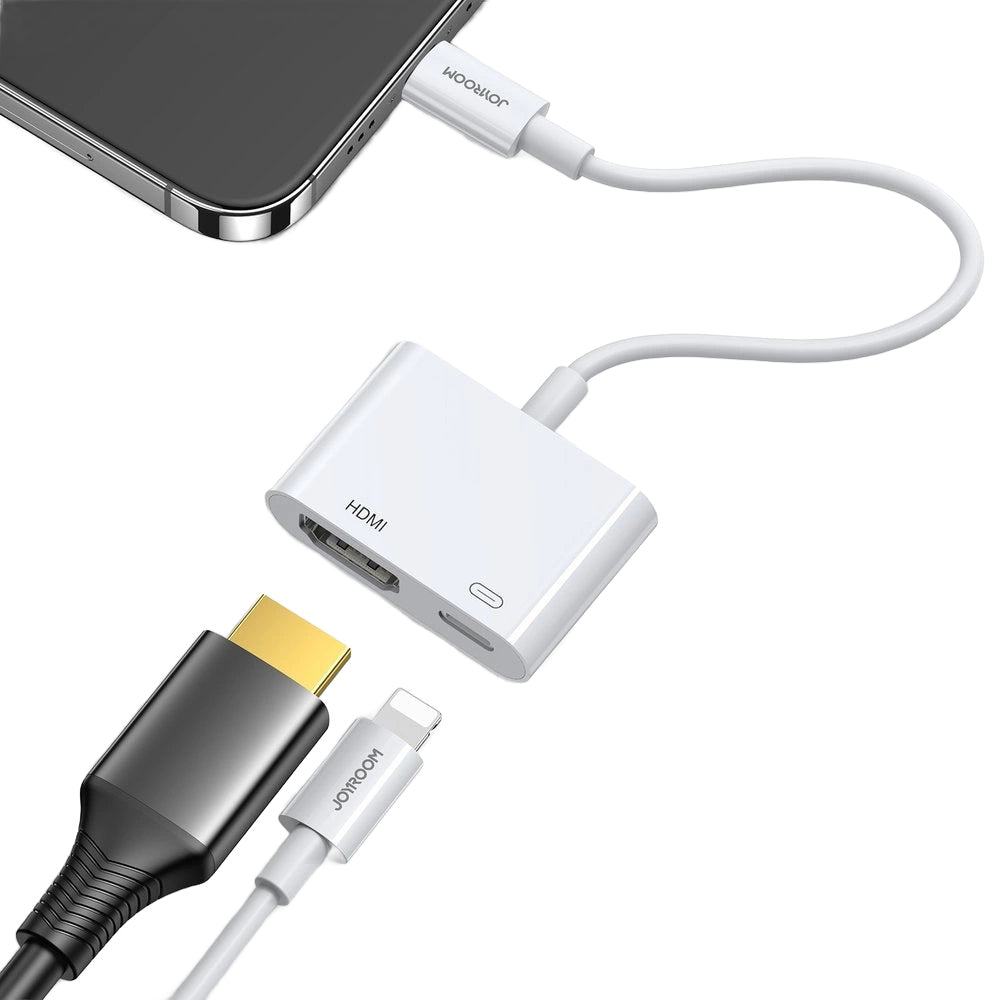 Audio és Videó Átalakító Lightning - HDMI / Lightning Joyroom S-H141, Fehér