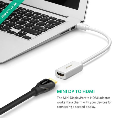 UGREEN MD112 (10461) videó adapter, MiniDisplayPort - HDMI, Fekete