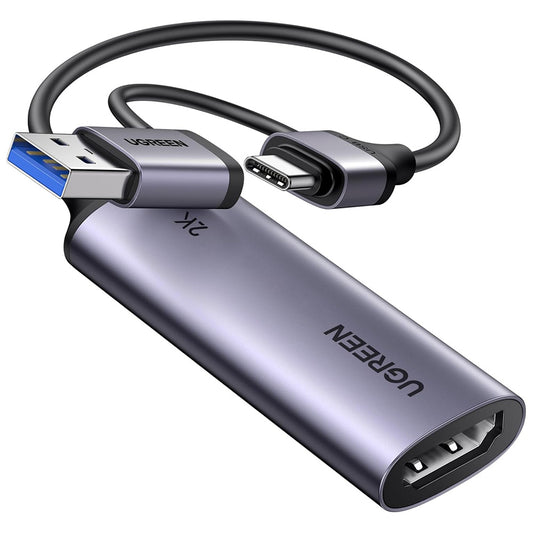 Audio és Videó Adapter USB-A / USB-C - HDMI UGREEN CM629 (15389), Szürke