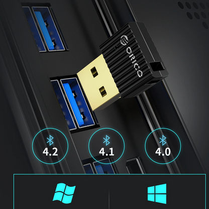 Orico BTA-508 USB Bluetooth adapter, fekete