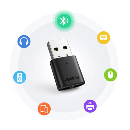 UGREEN CM390 USB Bluetooth adapter (80889) Új verzió, fekete