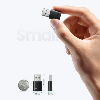 UGREEN CM390 USB Bluetooth adapter (80889) Új verzió, fekete