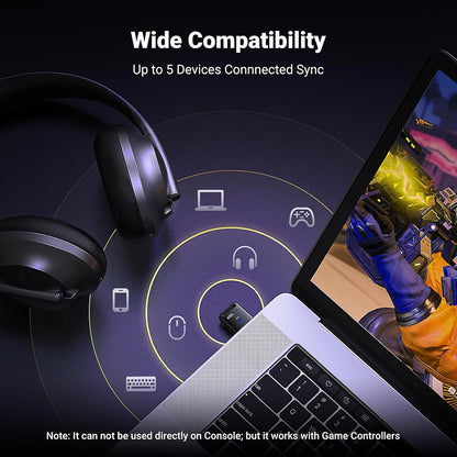 UGREEN CM748 (35058) USB Bluetooth Adapter, Black