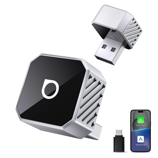 Carplay / Android Auto vezeték nélküli Ottocast Mini Cube Style C adapter Apple iPhone / Android sorozathoz CP88-T3