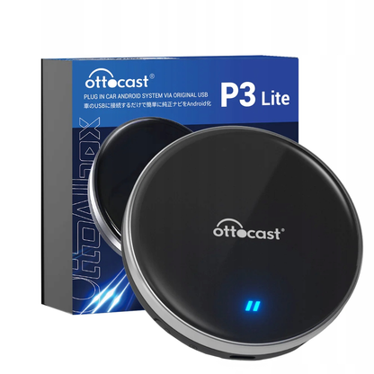 Carplay / Android Auto vezeték nélküli Ottocast OttoAibox P3 Lite adapter Apple iPhone / Android sorozathoz