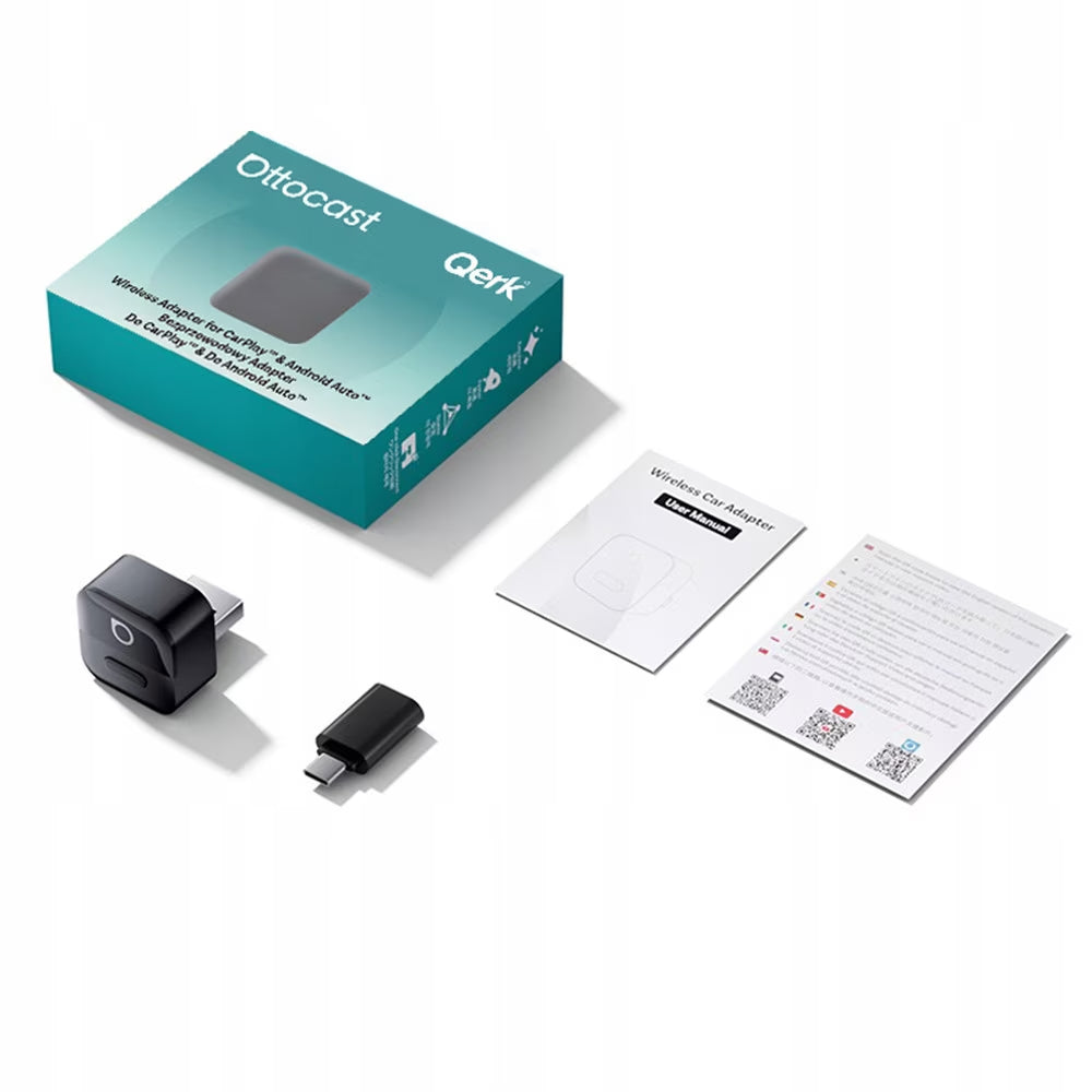 Carplay / Android Auto vezeték nélküli adapter Ottocast Mini Pico Style A Apple iPhone / Android sorozathoz CA525-T