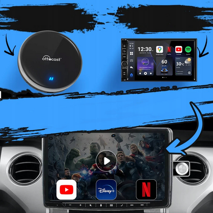 Carplay / Android Auto vezeték nélküli Ottocast OttoAibox P3 Lite adapter Apple iPhone / Android sorozathoz