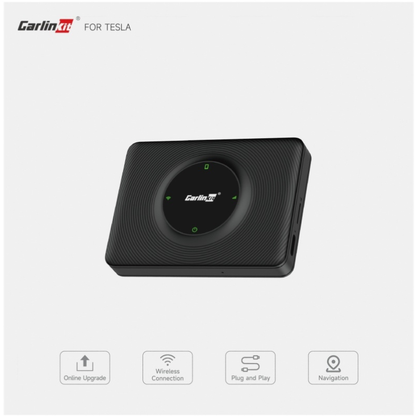 Carplay / Android Auto vezeték nélküli Carlinkit adapter kompatibilis Tesla Model 3 / X / Y / S-hez Apple iPhone / Android sorozathoz CPC200-T2C
