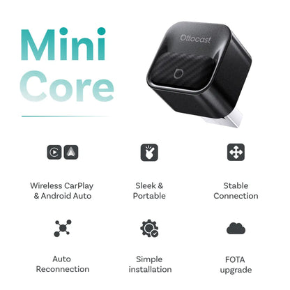 Carplay / Android Auto vezeték nélküli adapter Ottocast Mini Pico Style B Apple iPhone / Android sorozathoz CA525-T3