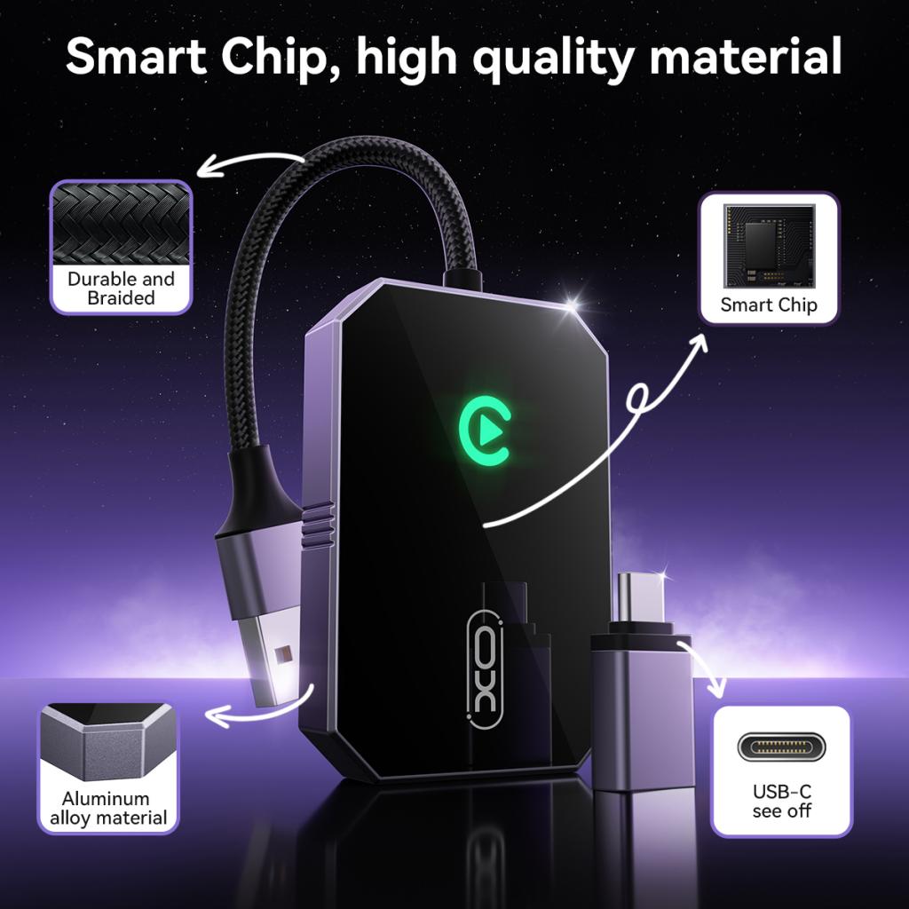 Wireless Carplay Adapter XO Design CZ016 az Apple iPhone sorozathoz