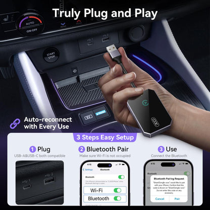 Wireless Carplay Adapter XO Design CZ016 az Apple iPhone sorozathoz