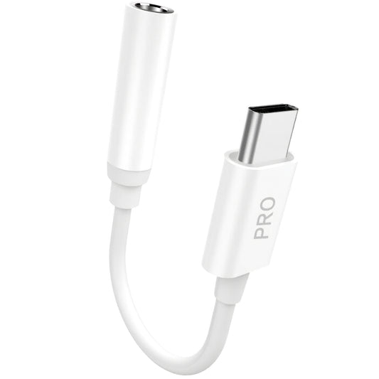 USB-C - 3,5 mm-es audio adapter Dudao L16CPro, Fehér