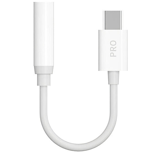 USB-C - 3,5 mm-es audio adapter Dudao L16CPro, Fehér