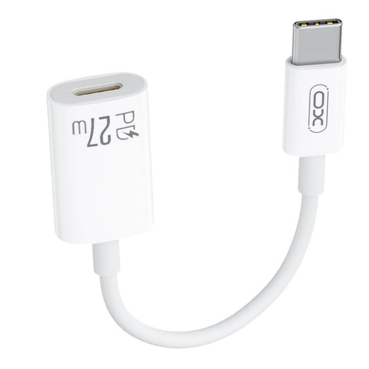 USB-C - Lightning Adat és Töltő Adapter XO Design NB-R268A, Fehér