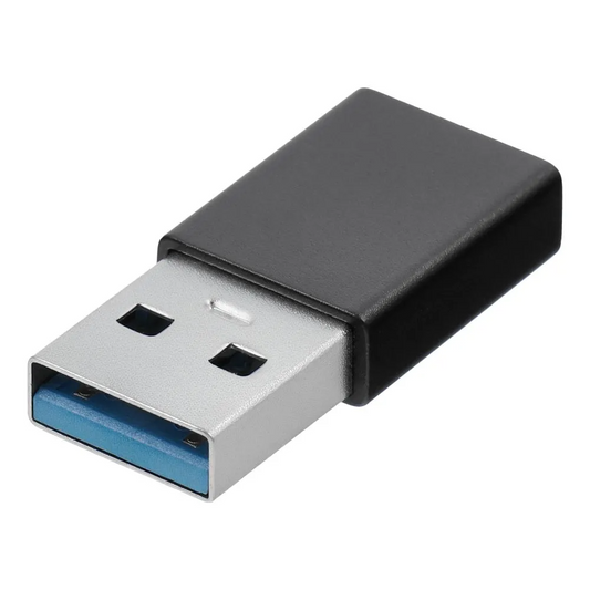 USB-C - USB-A Blue Star adat- és töltőadapter, fekete