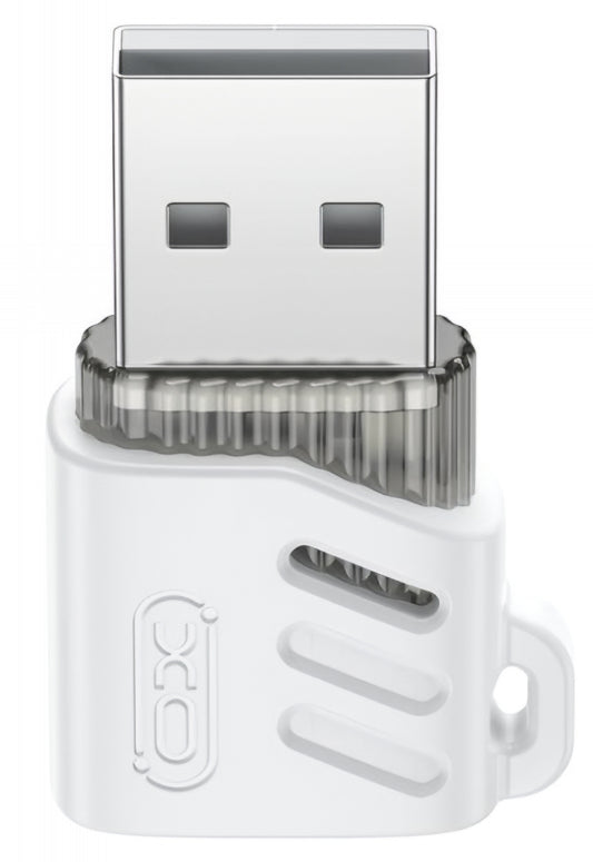 USB-C - USB-A XO Design NB256D Adat és Töltő Adapter, Fehér