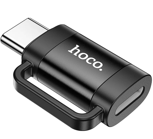 Adat és Töltés Átalakító Lightning - USB-C HOCO UA31E, Fekete