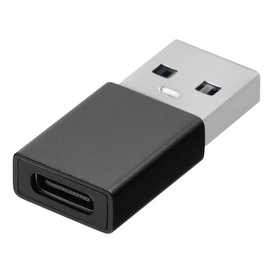 USB-C - USB-A Blue Star adat- és töltőadapter, fekete