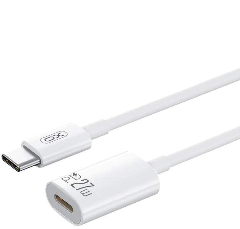 USB-C - Lightning Adat és Töltő Adapter XO Design NB-R268A, Fehér