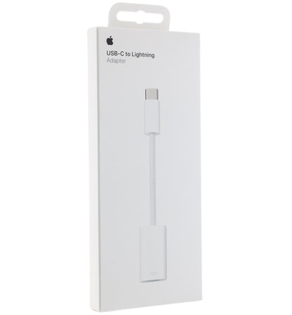 USB-C - Lightning adat- és töltőadapter Apple A2868, fehér MUQX3ZM/A