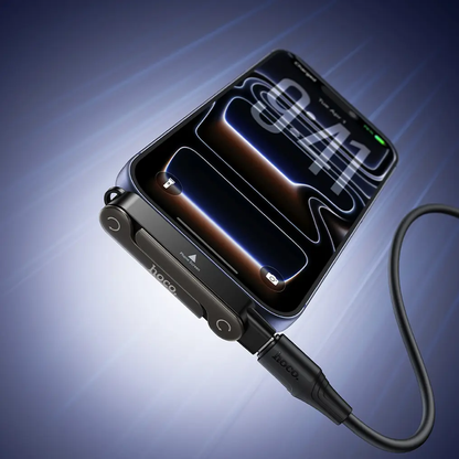 USB-C adat- és töltőadapter - USB-C HOCO UA47A, fekete