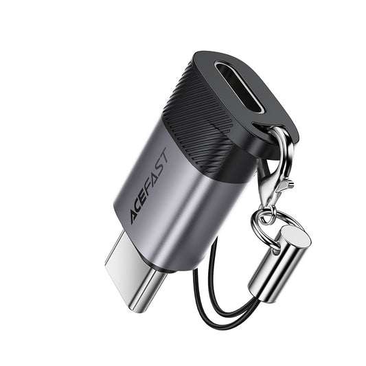 Adat és Töltő Átalakító Lightning - USB-C Acefast J19, Szürke