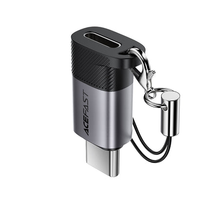 Adat és Töltő Átalakító Lightning - USB-C Acefast J19, Szürke
