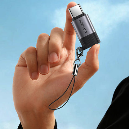 Adat és Töltő Átalakító Lightning - USB-C Acefast J19, Szürke