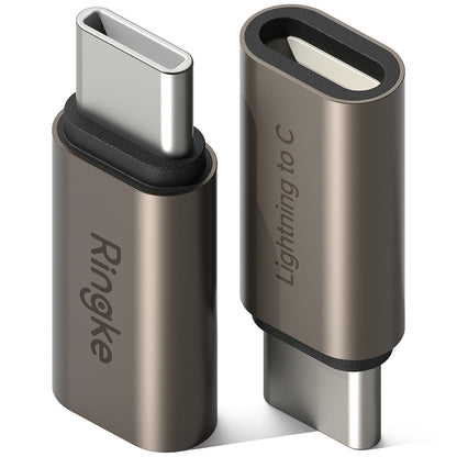Adat és Töltés Átalakító Lightning - USB-C Ringke, Barna, 2 darabos készlet