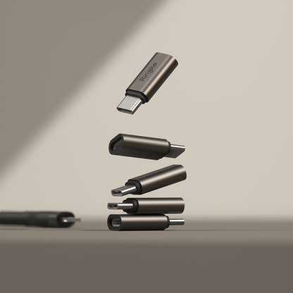 Adat és Töltés Átalakító Lightning - USB-C Ringke, Barna, 2 darabos készlet