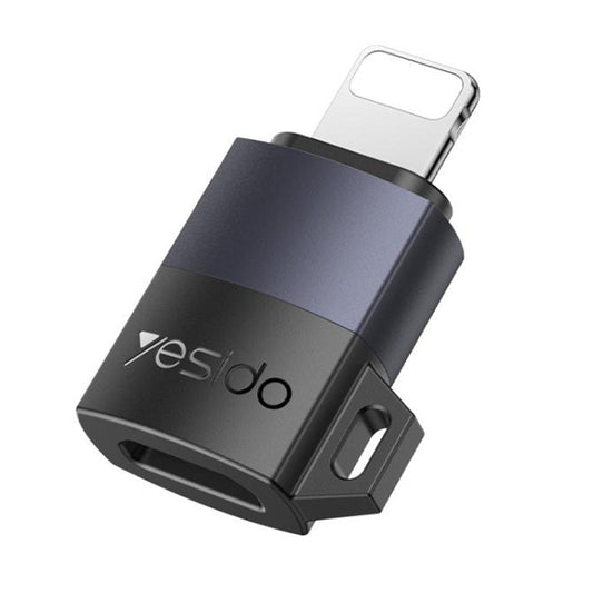 Adat és Töltés Adapter microUSB - Lightning Yesido GS30, Szürke