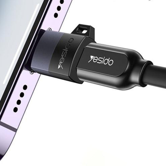 Adat és Töltés Adapter microUSB - Lightning Yesido GS30, Szürke