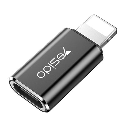 USB-C - Lightning Yesido GS03 adat és töltő adapter, Fekete